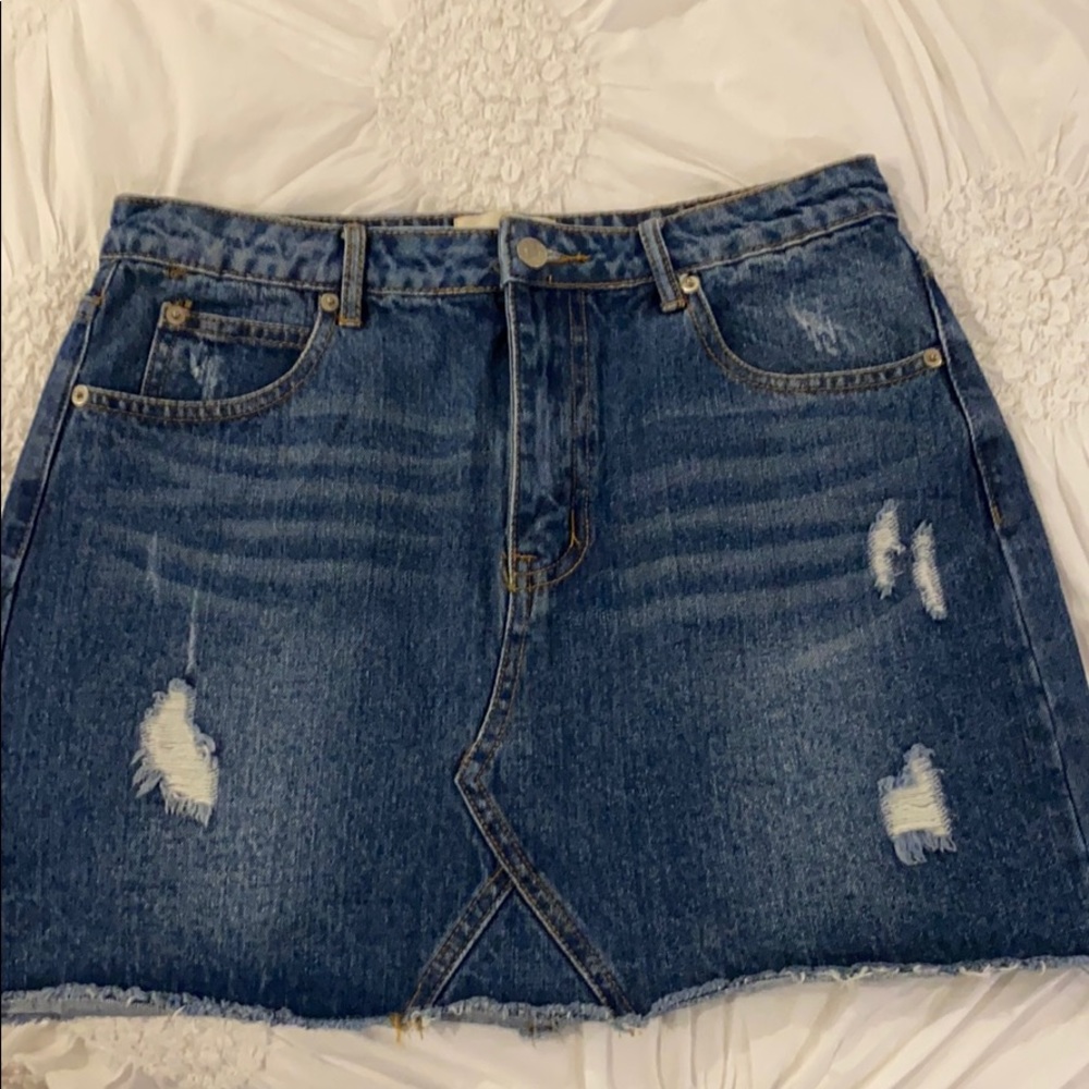 Jean skirt